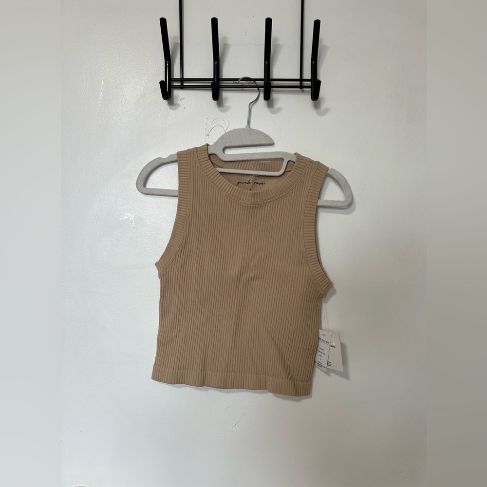 High-neck Tank top
